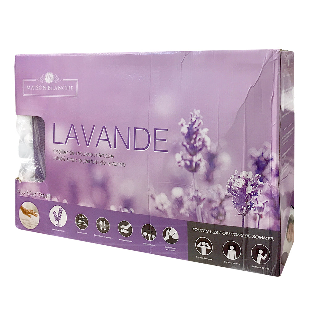 Maison Blanche - Lavender-infused Memory Foam Pillow