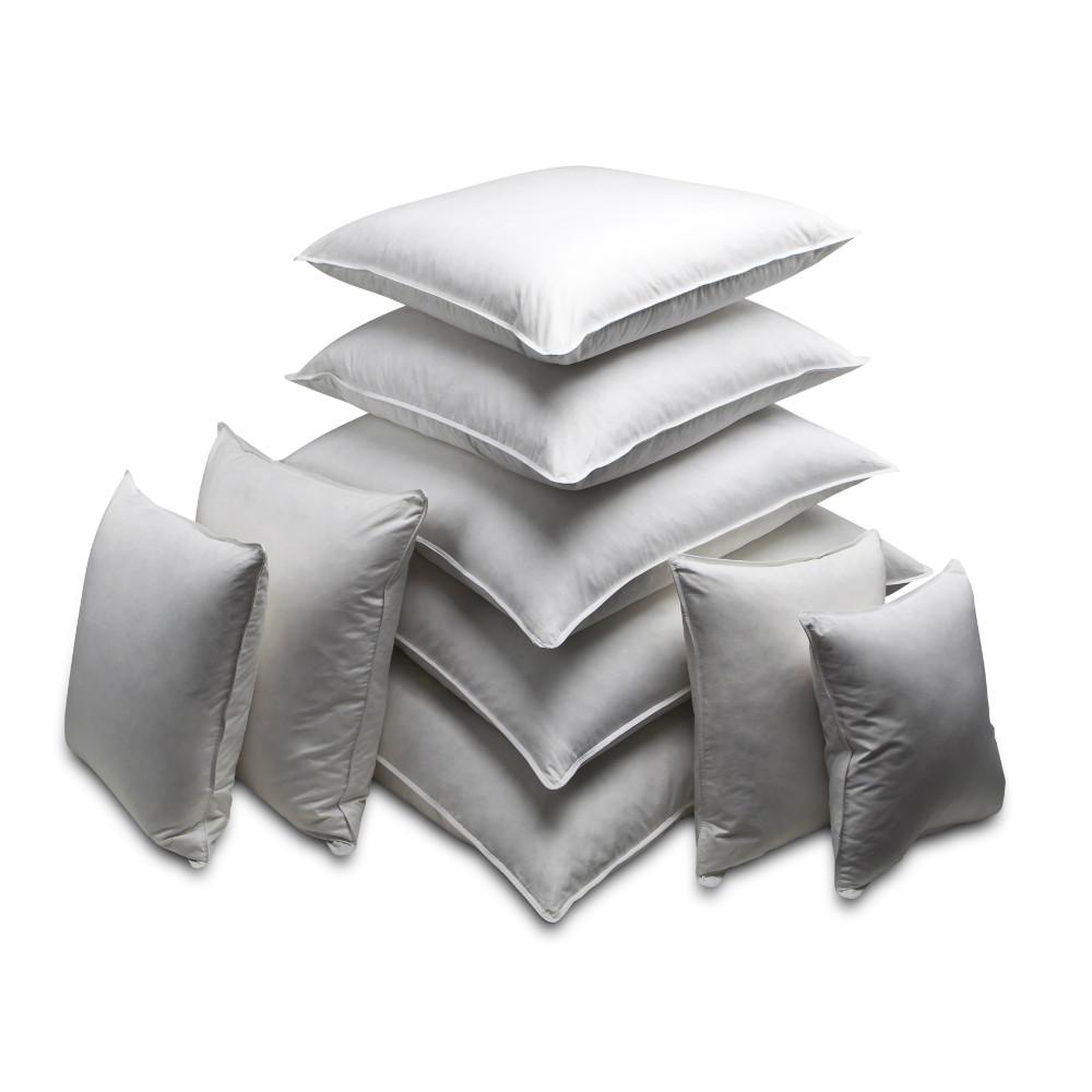 White Goose Feather Cushions