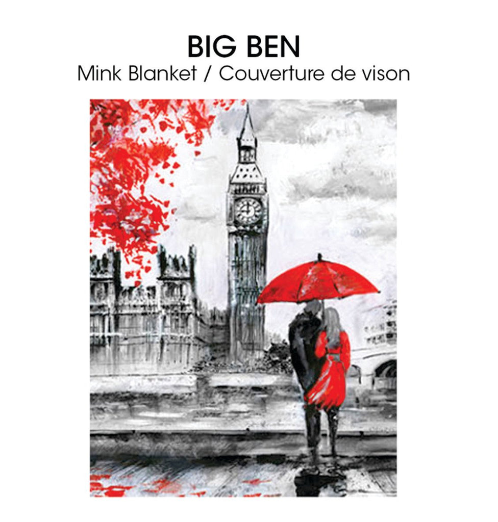 Lauren Taylor Micro Mink Blanket 78X94" (MP3) Big Ben
